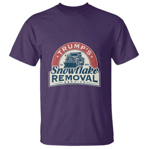 Christmas Trump T Shirt Snowflake Removal Service Funny Xmas 2024 TS02 Purple Print Your Wear