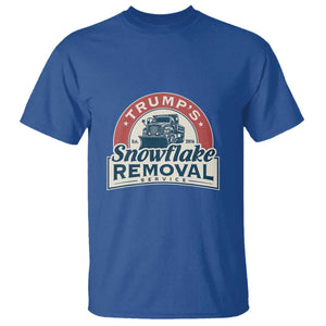 Christmas Trump T Shirt Snowflake Removal Service Funny Xmas 2024 TS02 Royal Blue Print Your Wear