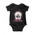 Christmas Trump Baby Onesie I'll Be Home For Xmas Retro Vintage Pink Coquette Bow TS02 Black Print Your Wear