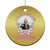 Xmas Trump Christmas Ornament I'll Be Home For Xmas Retro Vintage Pink Coquette Bow TS02 Print Your Wear