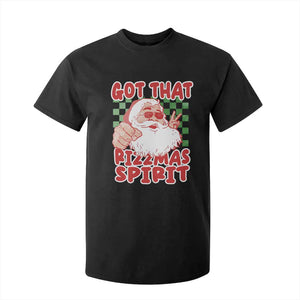 Funny Santa Rizz Christmas T Shirt For Kid Got That Rizzmas Spirit Retro Groovy TS02 Black Print Your Wear