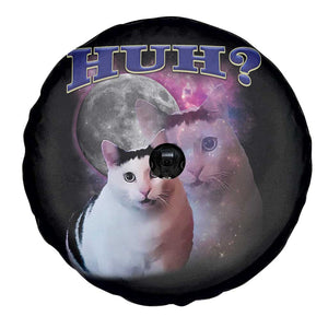 Funny Cat Emotion Meme Spare Tire Cover Huh Silly Sarcasm TS02 Print Your Wear