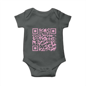 Funny Trump Dance Pink Baby Onesie President 45 47 Dancing Code TS02 Dark Heather Print Your Wear