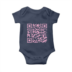 Funny Trump Dance Pink Baby Onesie President 45 47 Dancing Code TS02 Navy Print Your Wear