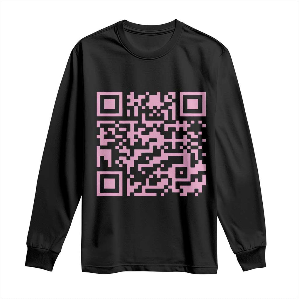 Funny Trump Dance Pink Long Sleeve Shirt President 45 47 Dancing Code TS02 Black Print Your Wear