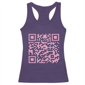 Funny Trump Dance Pink Racerback Tank Top President 45 47 Dancing Code TS02 Purple Print Your Wear