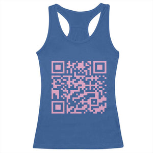 Funny Trump Dance Pink Racerback Tank Top President 45 47 Dancing Code TS02 Royal Blue Print Your Wear