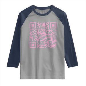 Funny Trump Dance Pink Raglan Shirt President 45 47 Dancing Code TS02 Sport Gray Navy Print Your Wear