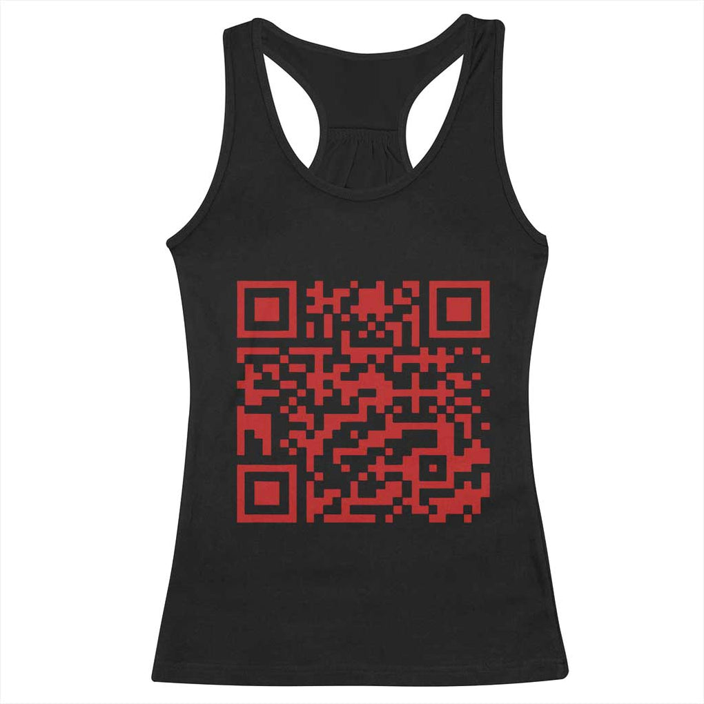 Funny Trump Dance Red Racerback Tank Top President 45 47 Dancing Code TS02 Black Print Your Wear