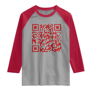 Funny Trump Dance Red Raglan Shirt President 45 47 Dancing Code TS02 Sport Gray Red Print Your Wear