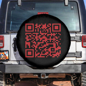 Funny Trump Dance Red Spare Tire Cover President 45 47 Dancing Code TS02 No hole Black Print Your Wear