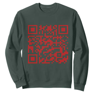 Funny Trump Dance Red Sweatshirt President 45 47 Dancing Code TS02 Dark Forest Green Print Your Wear