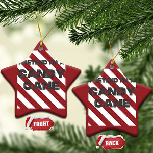 Funny Xmas Costume Christmas Ornament Pretend I'm A Candy Cane TS02 Star Red Print Your Wear