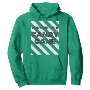 Funny Christmas Costume Hoodie Pretend I'm A Candy Cane TS02 Irish Green Print Your Wear