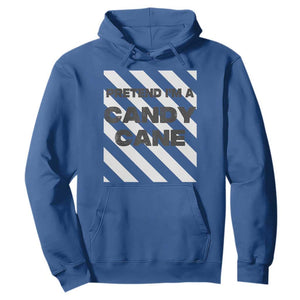 Funny Christmas Costume Hoodie Pretend I'm A Candy Cane TS02 Royal Blue Print Your Wear