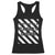 Funny Christmas Costume Racerback Tank Top Pretend I'm A Candy Cane TS02 Black Print Your Wear