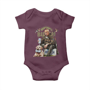 Funny Black Cat Baby Onesie Bruh Retro Cat Meme Graphic TS02 Maroon Print Your Wear