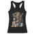 Funny Black Cat Racerback Tank Top Bruh Retro Cat Meme Graphic TS02 Black Print Your Wear