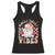 Retro Santa Christmas Racerback Tank Top Groovy Cute Santa Claus Christmas Vibes Xmas TS02 Black Print Your Wear