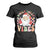 Retro Santa Christmas T Shirt For Women Groovy Cute Santa Claus Christmas Vibes Xmas TS02 Black Print Your Wear