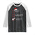 Nice Naughty Skibidi Raglan Shirt Funny Christmas Santa List TS02 Black White Print Your Wear