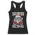 Christmas Bruh Racerback Tank Top Green Xmas Santa Hat Festive Vibe TS02 Black Print Your Wear