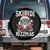 Christmas Bruh Spare Tire Cover Green Xmas Santa Hat Festive Vibe TS02 No hole Black Print Your Wear