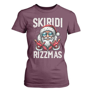 Christmas Bruh T Shirt For Women Green Xmas Santa Hat Festive Vibe TS02 Maroon Print Your Wear