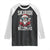 Funny Santa Rizz Christmas Raglan Shirt Skibidi Rizzmas Gen Alpha Slang Cool Santa TS02 Black White Print Your Wear