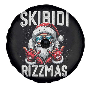 Funny Santa Rizz Christmas Spare Tire Cover Skibidi Rizzmas Gen Alpha Slang Cool Santa TS02 Print Your Wear