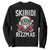 Funny Santa Rizz Christmas Sweatshirt Skibidi Rizzmas Gen Alpha Slang Cool Santa TS02 Black Print Your Wear