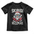 Funny Santa Rizz Christmas Toddler T Shirt Skibidi Rizzmas Gen Alpha Slang Cool Santa TS02 Black Print Your Wear