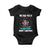 Santa Christmas Boat Fishing Baby Onesie We Fish You A Merry Xmas Fisherman TS02 Black Print Your Wear