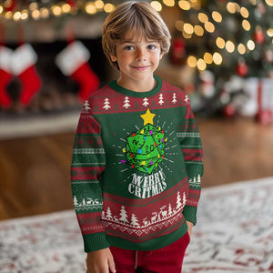 Xmas Gamer Ugly Christmas Sweater Merry Critmas D20 RPG Gaming Xmas Tree TS02 Christmas Print Your Wear