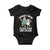 Christmas Teacher Baby Onesie Theres Snow Place Like 2nd Grade Merry Xmas Retro Groovy TS02 Black Print Your Wear