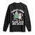 Christmas Teacher Long Sleeve Shirt Theres Snow Place Like 2nd Grade Merry Xmas Retro Groovy TS02 Black Print Your Wear