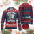 XmasTeacher Ugly Christmas Sweater Theres Snow Place Like 2nd Grade Merry Xmas Retro Groovy TS02 Burgundy Print Your Wear