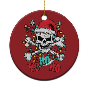 Xmas Pirate Skull Christmas Ornament Yo Ho Ho Boat Cruise Xmas Crossbones TS02 Print Your Wear