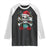 Christmas Pirate Skull Raglan Shirt Yo Ho Ho Boat Cruise Xmas Crossbones TS02 Black White Print Your Wear