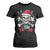 Christmas Pirate Skull T Shirt For Women Yo Ho Ho Boat Cruise Xmas Crossbones TS02 Black Print Your Wear