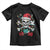 Christmas Pirate Skull Toddler T Shirt Yo Ho Ho Boat Cruise Xmas Crossbones TS02 Black Print Your Wear