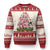 Cute Pink Pigs Xmas Tree Ugly Christmas Sweater Funny Farmer Xmas Lights Festive Vibe TS02 Red Print Your Wear