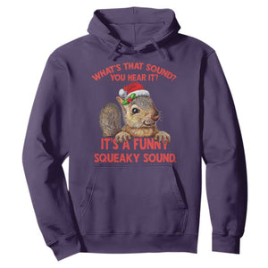 Christmas Squirrel Hoodie It's A Funny Squeaky Sound Xmas Things TS02 Purple Print Your Wear