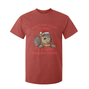 Christmas Squirrel T Shirt For Kid It's A Funny Squeaky Sound Xmas Things TS02 Red Print Your Wear