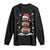 Christmas Football Long Sleeve Shirt Rugby Snowman Xmas Festive Holiday Sports TS02 Black Print Your Wear