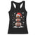 Christmas Football Racerback Tank Top Rugby Snowman Xmas Festive Holiday Sports TS02 Black Print Your Wear