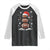 Christmas Football Raglan Shirt Rugby Snowman Xmas Festive Holiday Sports TS02 Black White Print Your Wear