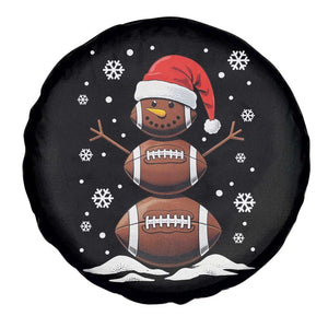 Christmas Football Spare Tire Cover Rugby Snowman Xmas Festive Holiday Sports TS02 Print Your Wear