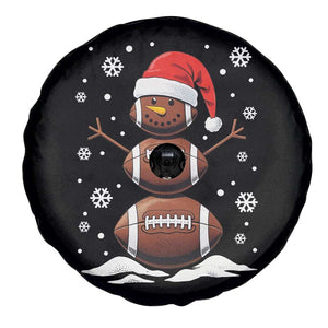 Christmas Football Spare Tire Cover Rugby Snowman Xmas Festive Holiday Sports TS02 Print Your Wear