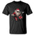 Funny Rock'n Roll Santa Claus T Shirt Cool Drummer Festive Christmas TS02 Black Print Your Wear